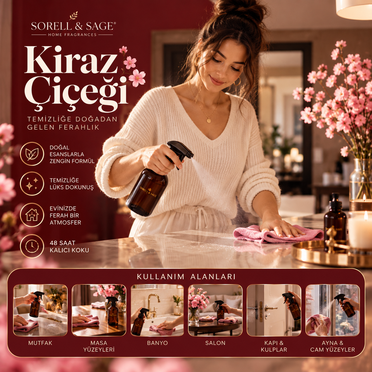 Kiraz Çiçeği — Hafif & Ferah
